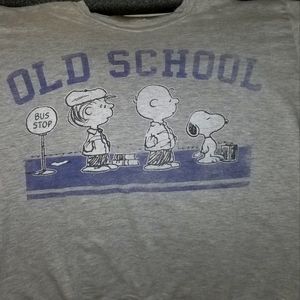 Old school, peanuts tee shirt